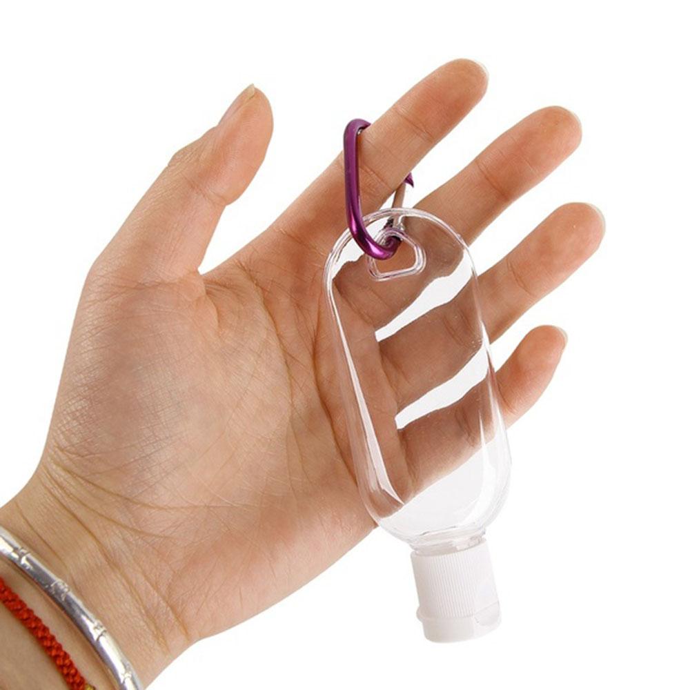 Transparent With Key Ring Empty Cosmetic Container Refillable Bottle Hand Soap Bottle Spray Bottle