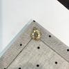 3Pcs Natural Stone Vintage Oval Pendant 18x24mm Ornate Gold‑Tone Floral Frame Single Hole Charm For DIY Necklace Jewelry Making