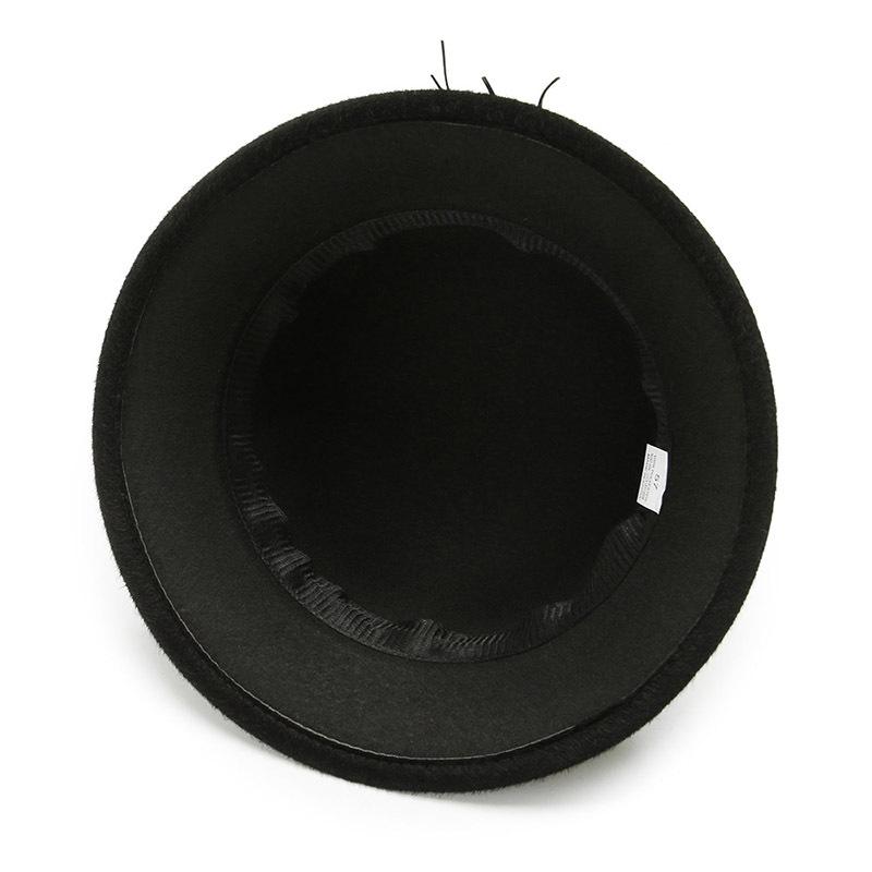 Winter Hat Wool Ball  Imitation Mink Fur Fisherman's Hat Grandma  Outdoor Fashionable Sun Protection Warm Woolen Pot Hat