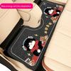 Cartoon Car Floor Mats, Decorative Mats, Non-Slip, Water-Absorbent, Festive Atmosphere Floor Mats, Can Be Cut, Simple New Year Car Mats