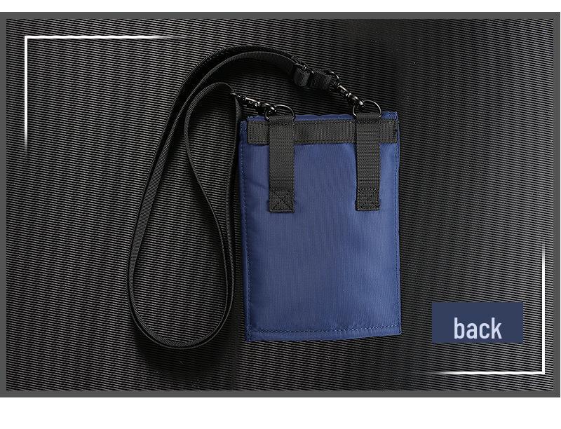 Unisex Travel Passport Holder with Lanyard - Double-Layer Neck Pouch for Secure Document Storage