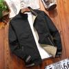 Men's Reversible Stand Collar Jacket for Spring and Autumn - Casual Style for Middle-aged and Elderly