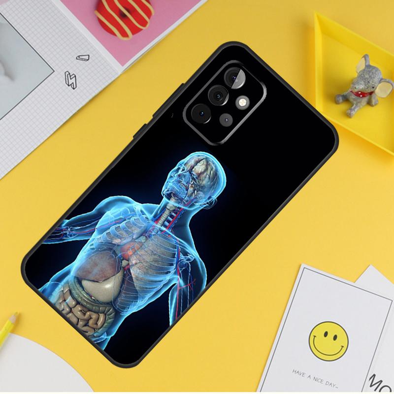 Human Anatomy Case For Samsung Galaxy A54 A34 A14 A56 A52 A53 A16 A26 A36 A55 A35 A15 A32 A12 A33 A13 A17
