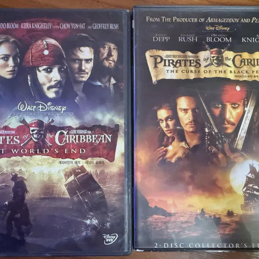 

2 Пираты Карибского моря DVD