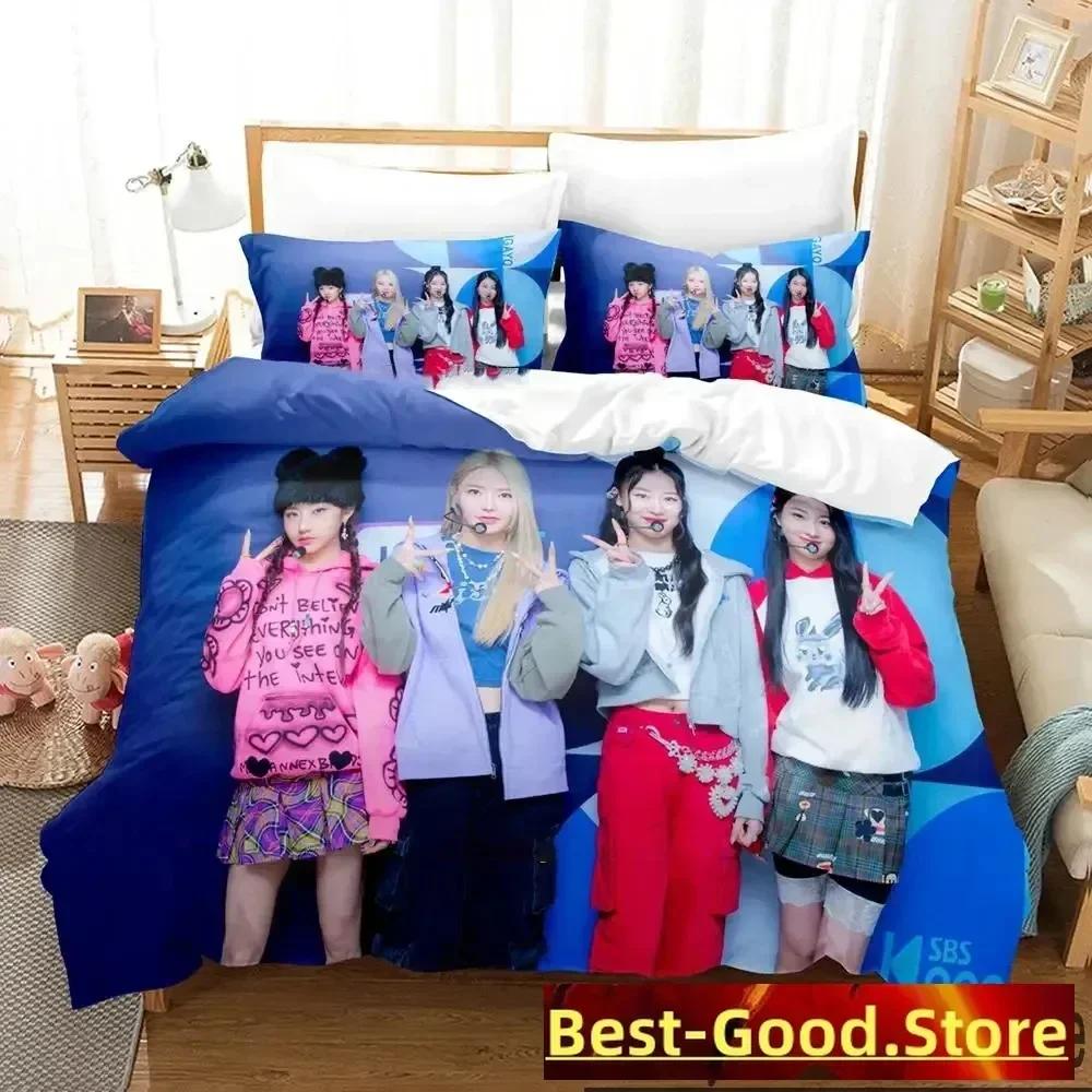 KPOP FIFTY FIFTY Merch Cupid Album Bedding Set Duvet Cover Sheet Printed Pillowcase Bed Full Queen King Size Comforter Bedroom