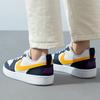 Nike Court Borough Low Recraft GS Obsidian University Gold Kids Sneakers Blue Phantom-Grey White HJ3482-071