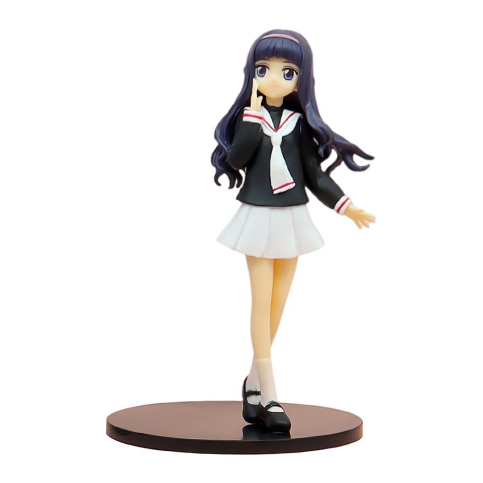 16cm Anime Card Captor Sakura Figure Haruno Sakura Tomoyo Daidoji Action PVC Model Collect Decorations Toy Gift