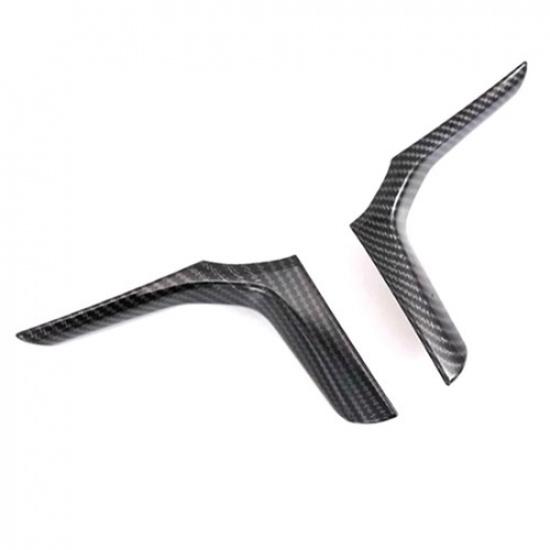 For BMW M Sport X3 X5 X6 X7 Steering Wheel Trim Molding Carbon Fiber Accessories