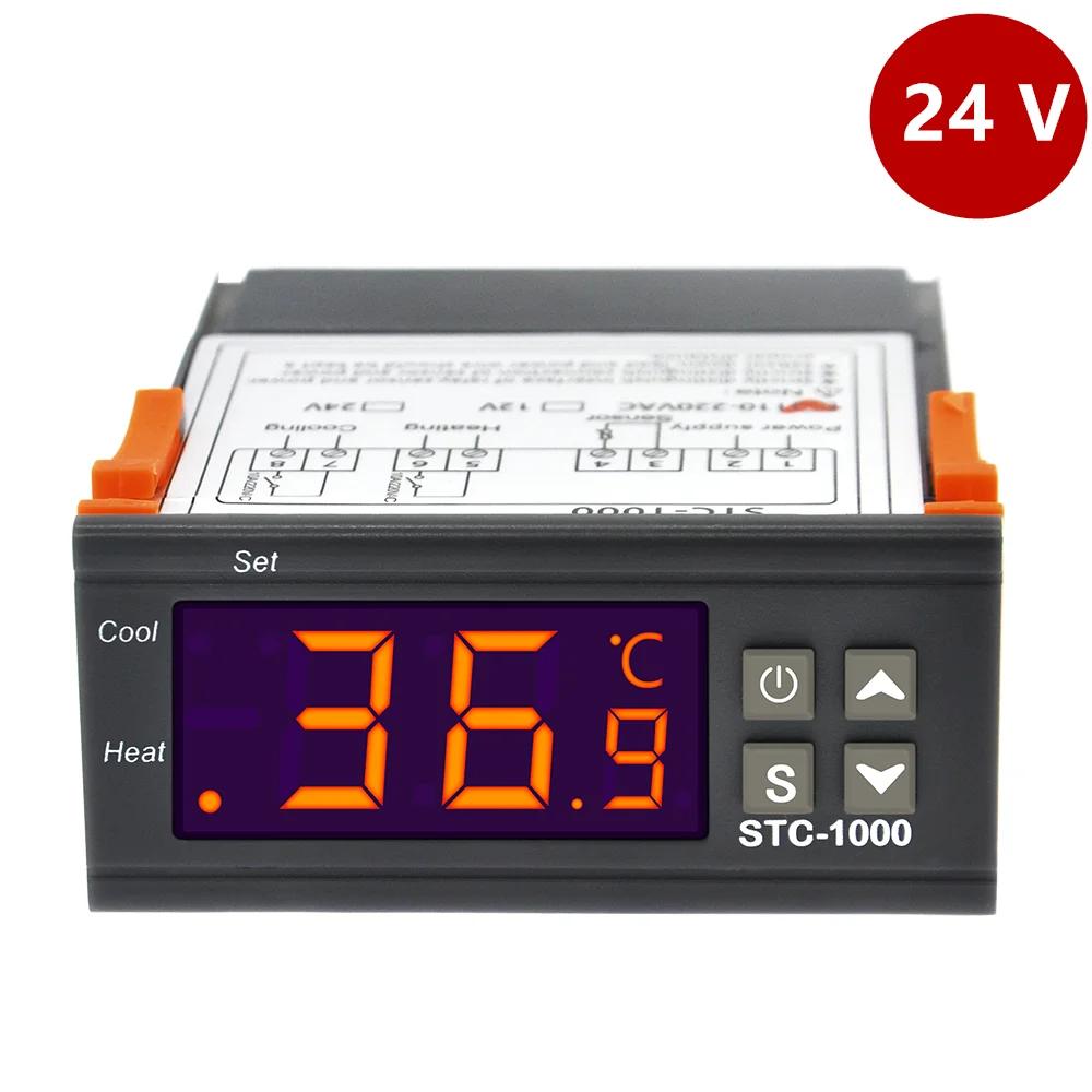 STC-1000 Temperature Controller Thermostat Thermoregulator Incubator Relay Brewing Incubator Heater Cooler 12V 24V 220V