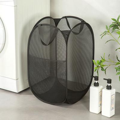 Organizzatore Cesto Portabiancheria Pieghevole Per Vestiti Sporchi Bagno Vestiti Rete Borsa Portaoggetti Cesto Domestico da Appendere al Muro Struttura