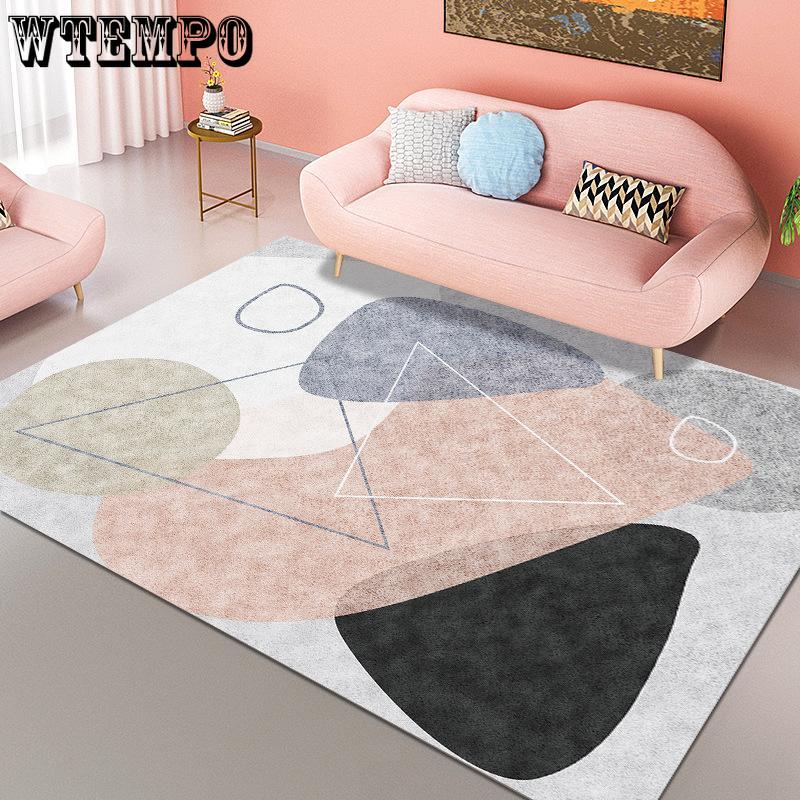 Living Room Nordic Carpet Bedroom Carpet Dirt Resistant Carpet Anti Slip Floor Mat Large-area Floor Mat