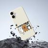 For iPhone 17 Case Three Animal Dolls Pattern Printing Straight Edge TPU Phone Back Cover