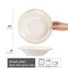 Xiangchong Nordic Ceramic Straw Hat Dinner Plates