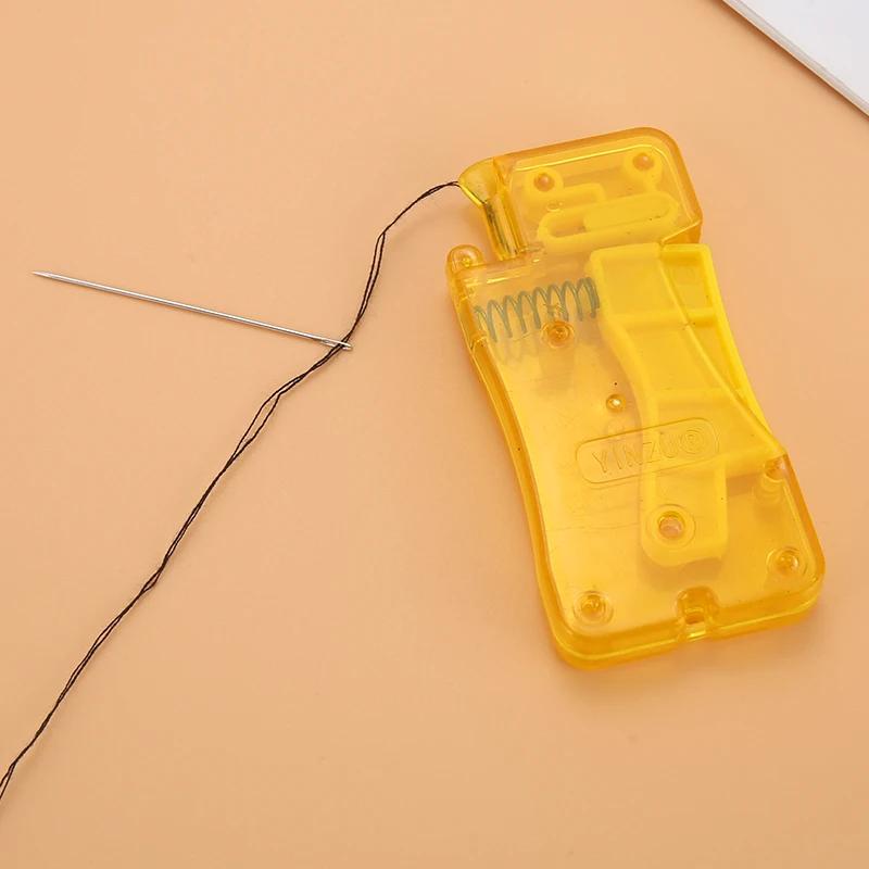 Automatic Needle Threader Simple Threader Needle DIY Stitch Insertion Tool Sewing Crafting Kit for Adult Old Kids Housewife