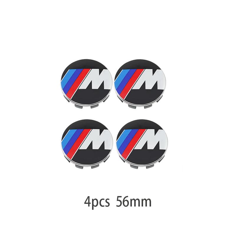 4Pcs/set 56mm/68MM Car Wheel Center Hup Caps Wheel Cover For BMW M Power Performance M3 M5 X1 X3 X5 X6 E46 E39 E36 E60 E9