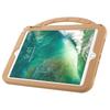 For iPad 9.7-inch (2018)/(2017) Silicone Case with Handle 360 Degree Rotating Kickstand Protective Cover Capybara Pattern