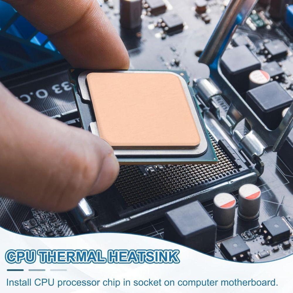 20x20mm Laptop Copper Sheet Plate Heatsink Sheet For GPU CPU Chip RAM Cooling