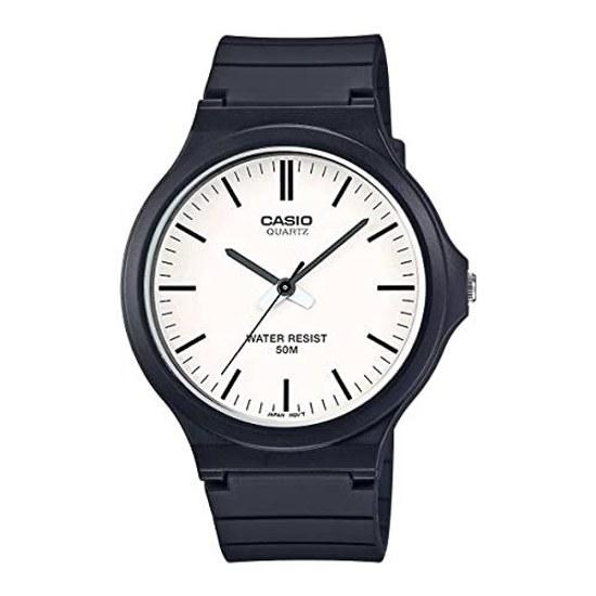 Casio Standard Analog Quartz Wristwatch MW-240-7EV No Gift Box Mens Black White Overseas Model