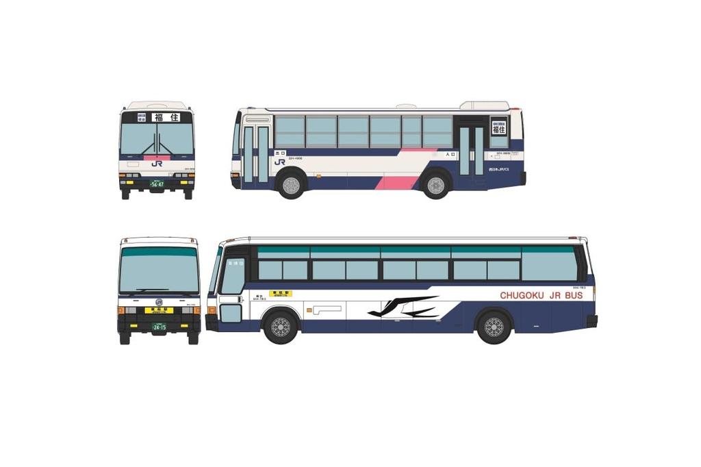 Tomytec The Bus Collection Bus Collection JR Bus 35th Anniversary Honshu 5 Company Set Diorama Supplies