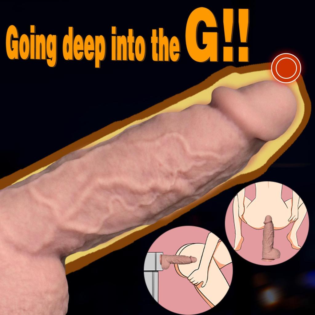 Huge Dildo Silicone Clit Massager G-Spot Stimulator Suction Cup Sex Toys for Women Masturbator