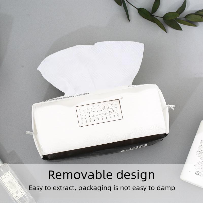 DAMAH Black Magic Baumwoll-Gesichtstücher - 72 Einweg-Reinigungstücher für Schönheitssalons