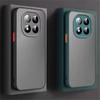 Stoßfeste Armor Matt Hülle Für Xiaomi Redmi Note 14 13 12 11 Pro Plus 5G 10 9 8 Weicher TPU Bumper Klare Harte PC Abdeckung