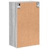 Wall Mounted Bathroom Cabinet Grey Sonoma 39 x 23.5 x 65 cm