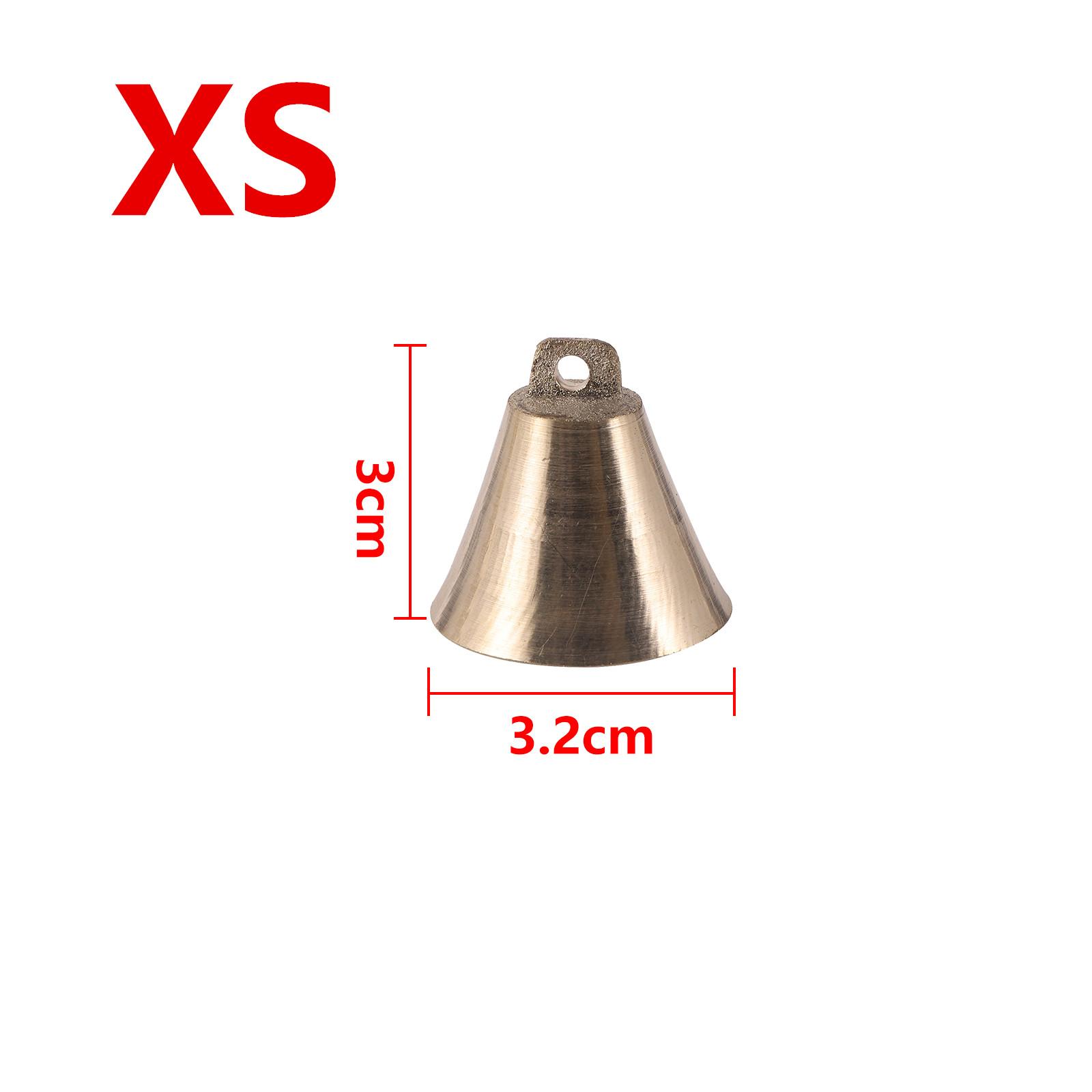 Sheep Brass Bell Livestock Cow Horse Dog Equipment Grazing Bells Prevent The Loss Pure Copper Material Crisp Loud Farm Bell 1Pc