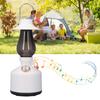 Hanging Hand Lantern   Music with 1200MAH Battery Retro Camping Lights for Garden Outdoor