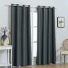 1PC Total Privacy Safe and Odorless Curtains for Living Room and Bedroom Solid Blackout Curtains with Grommets