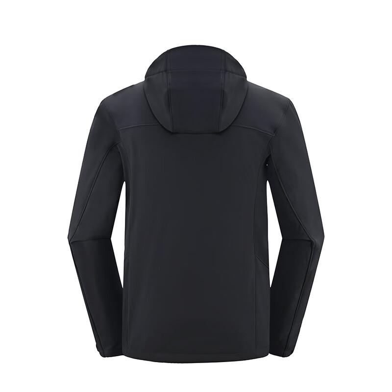 Toread Men's Hooded Water-Repellent Fleece-Lined Softshell Jacket