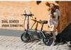 Bicicletă Electrică Pliabilă Samebike YINYU14 350W 36V 7.8Ah Baterie Litiu 14 Inch Bicicletă Electrică Mini de Oraș pentru Adulți