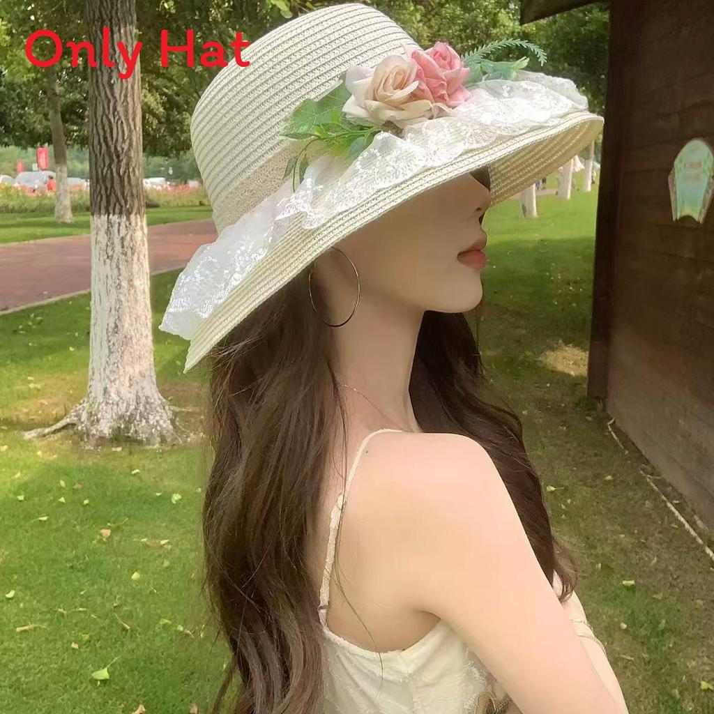 Nature Style Sun Hat With Wide Brim For Women Garden Casual Summer Accessory