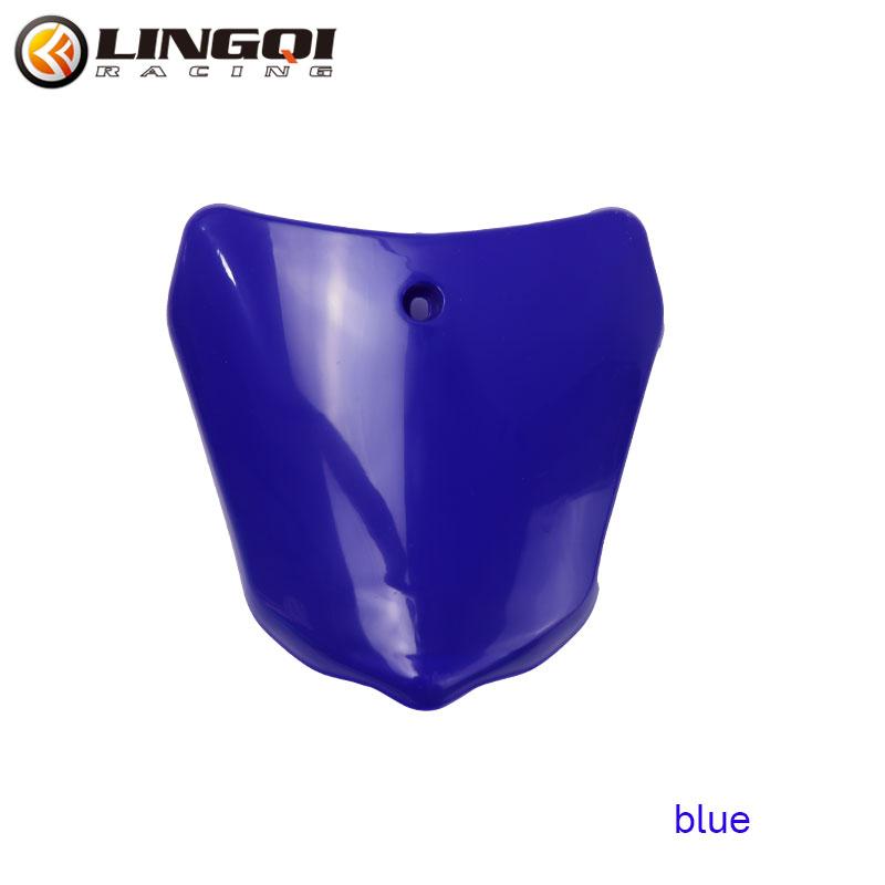 

LINGQI RACING Front Number Plate Plastic Cober Guard For TTR50 TTR 50 Pit Dirt Bike Off Road Motocross Modified Accessories синій