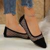 Large Size Hollow Single Shoes Women's Outer Wear Summer New Fashion Color Matching Spot Casual Single Shoes