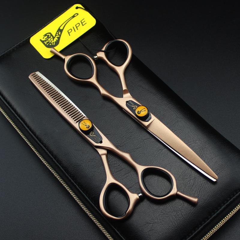 Japan, Pipe Local Tyrant Gold Paint, Hair Scissors, Haircut, Flat Scissors, Bangs Scissors, Tooth Scissors, Thin Scissors