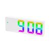 INS Personality LED Large Screen Bedside Alarm Clock - Simple, Fashionable, and Colorful 0725
