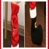 4Pcs Christmas Furniture Chair Leg Cover Floor Protectors Xmas Feet Sleeve Decor Santa Table Leg Chair Foot Covers 2025