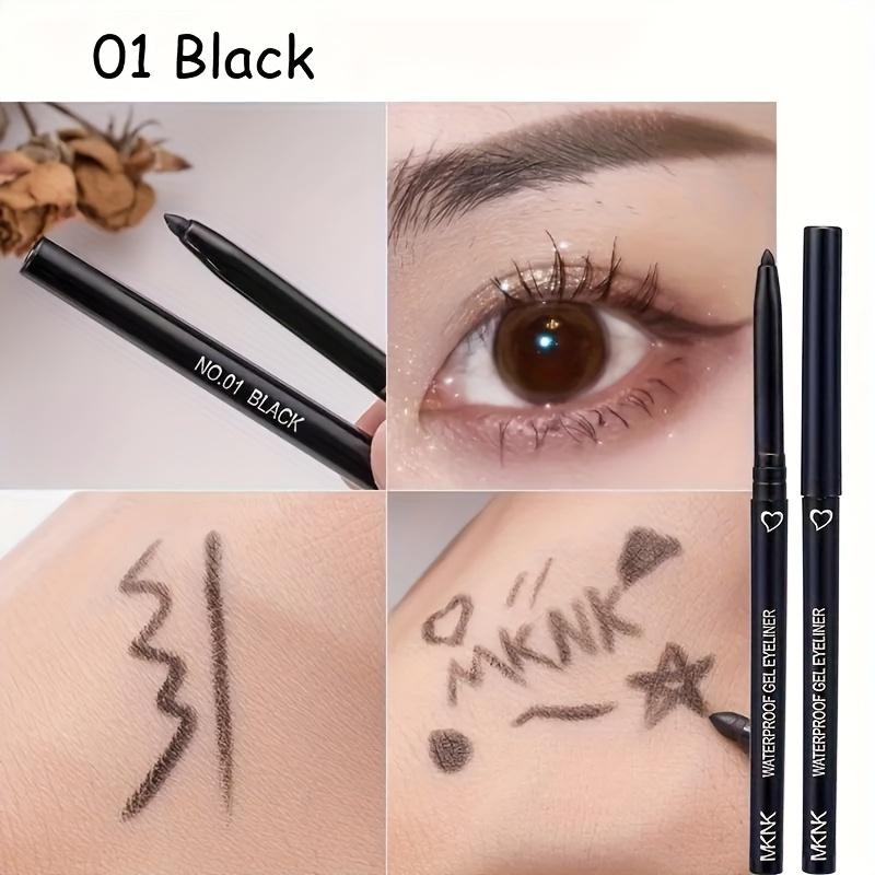Automatic Color Smooth Waterproof Glue Eyeliner Pencil Eyeliner Long Lasting Colourful Eyeliner Pencil Eye Makeup Cosmetics