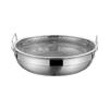 Stainless Steel Oil Control Skimmer with Double Ear Handle, Air Fryer Compatible