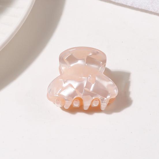 Small Hair Claw Jelly Color Hair Styling Clip Mini Size Updo Shark Hair Claw Versatile Hair Accessory
