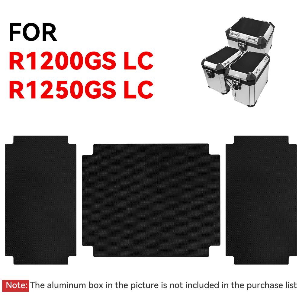 For BMW R1200GS LC Adventure R1250GS Motorcycles PVC Leather Side Case Pads Pannier Cover Set Luggage Cases R 1200 GS.