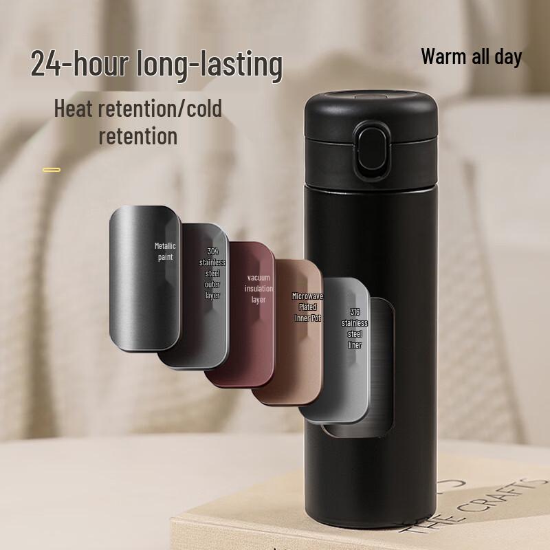 Shangqi 316 Stainless Steel Pop-Up Lid Travel Mug