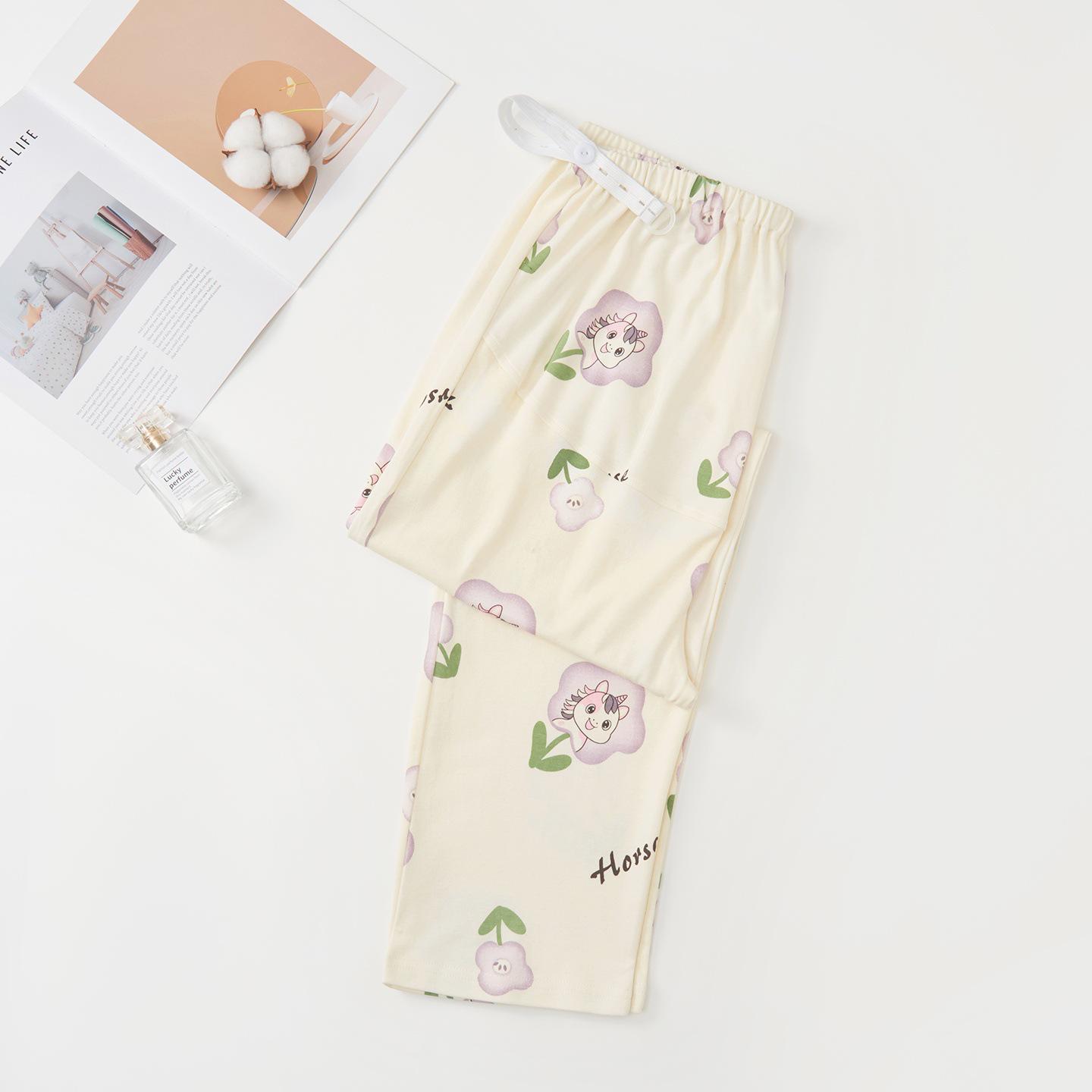 

Adjustable Cotton Maternity Sleepwear Pants for Pregnancy & Postpartum - Indoor & Outdoor Wear L