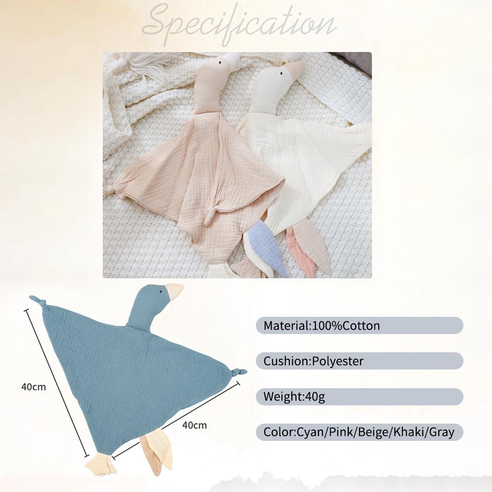 Bebekler için Sevimli Hayvan Güvenlik Battaniyeleri Yumuşak Pamuklu Loveys Bebekler için Yatıştırıcı Havlu Unisex