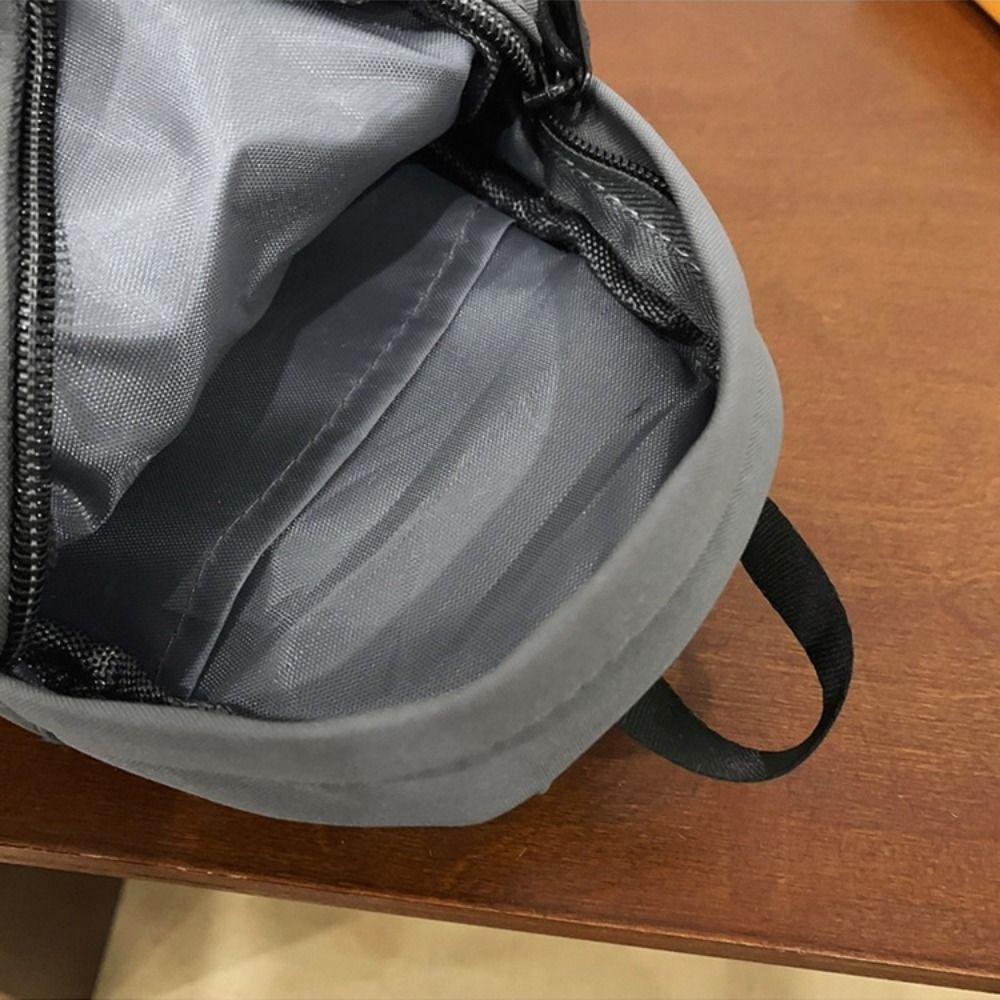Solid Color Sport Chest Bag Nylon Shoulder Bag Leisure Men Crossbody Bag  Fitness