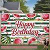 Party Backdrop Flat Watermelon Celebration Photo Booth Front Door Decor