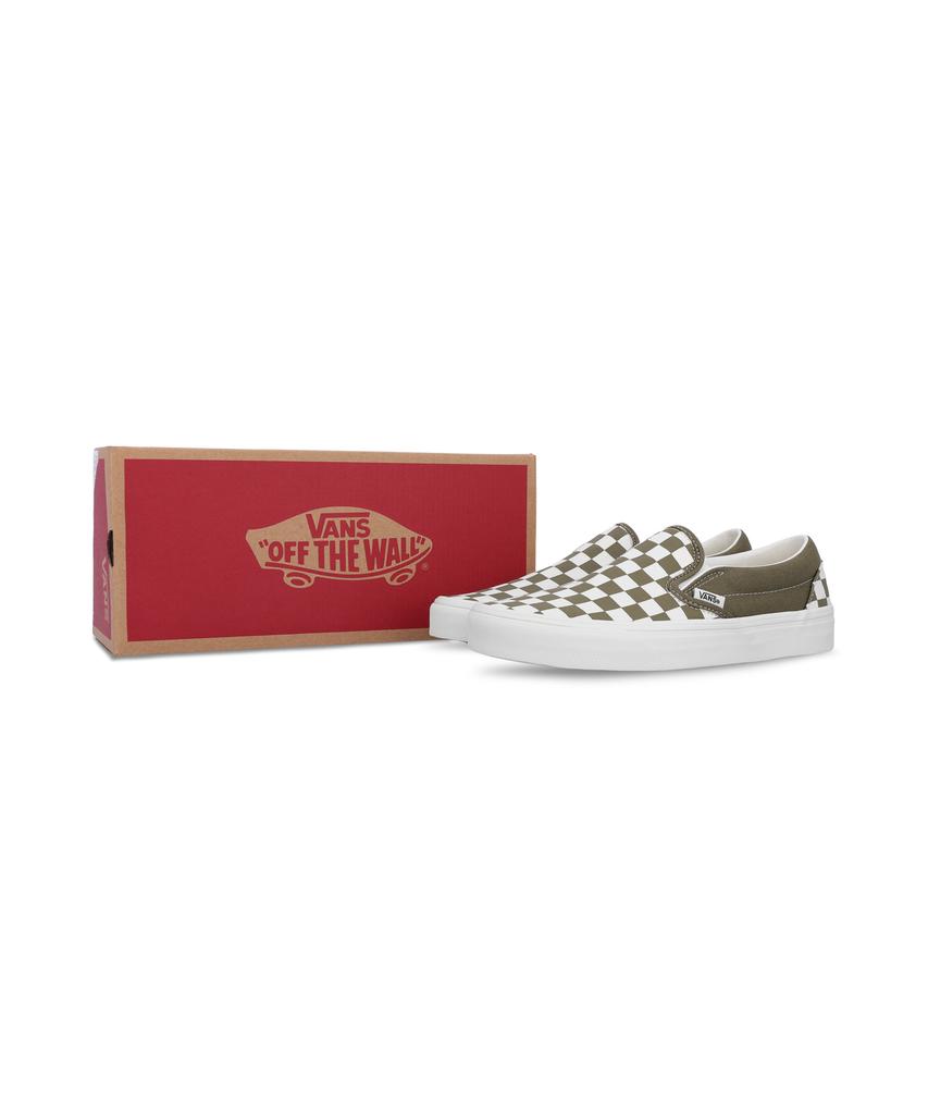 Vans Classic Slip-On - (Color Theory) Checkerboard Olive Brown / Vn000Z7Aovb1