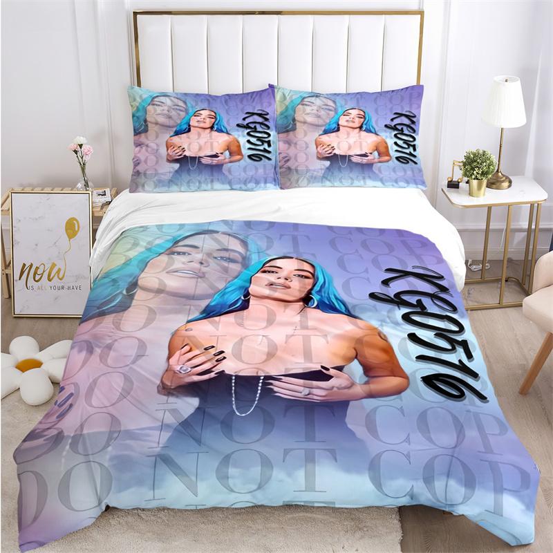 Sexy Karol G Singer All Season Duvet Cover Comforter Bedding set Soft Quilt Cover and Pillowcases Teens Single/Double/Queen/King