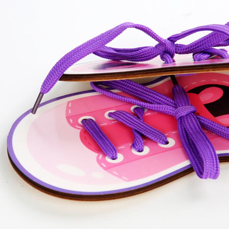 Children's fine movement training clothes, shoes, wire boards, boys and girls hands-on rope toys, early education educational aids
